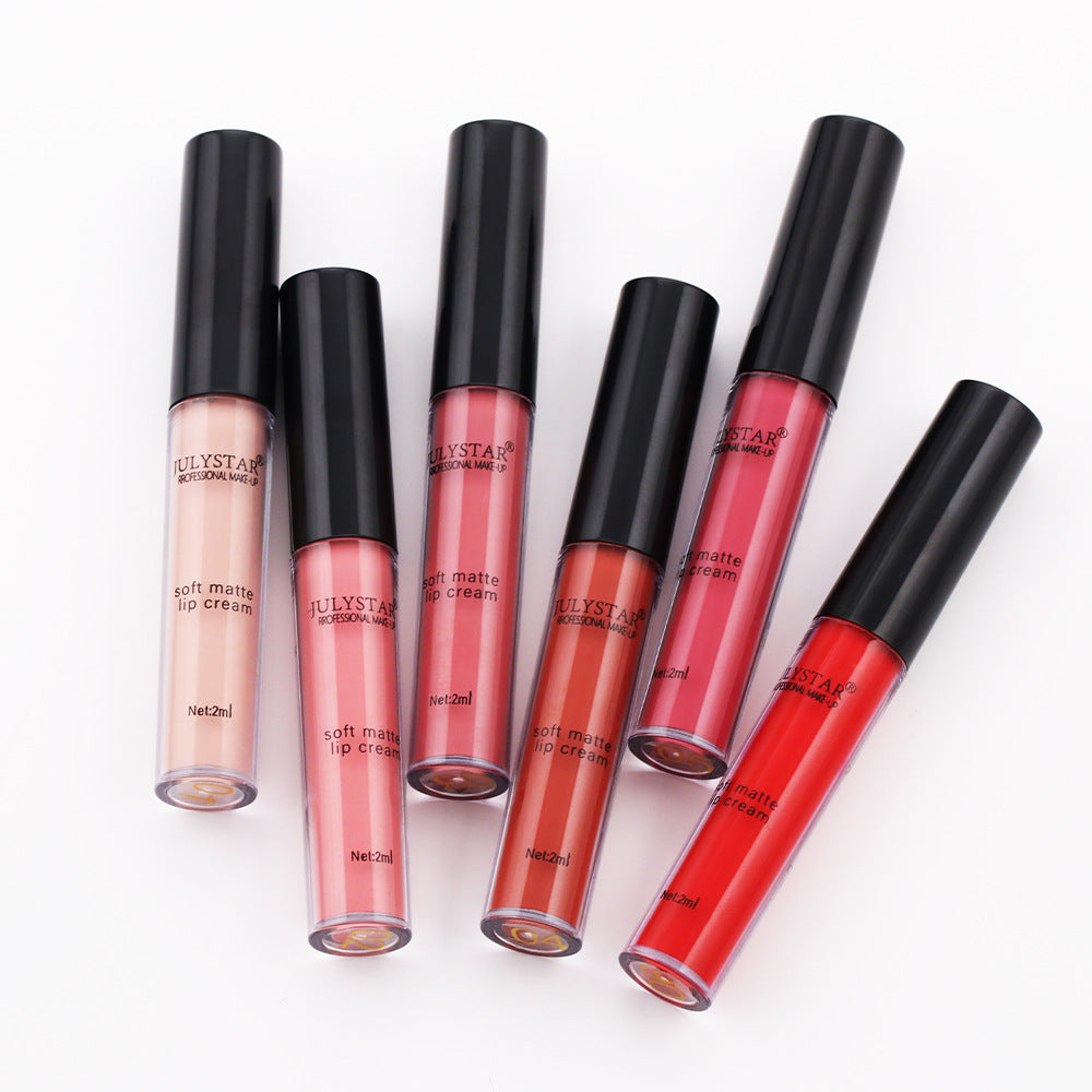 Velvet Matte Waterproof Lip Glaze Long Lasting Lip Color