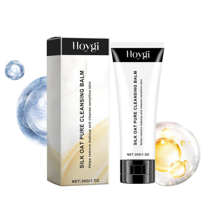 Oatmeal Facial Cleanser Moisturizing Oil Control Face Wash