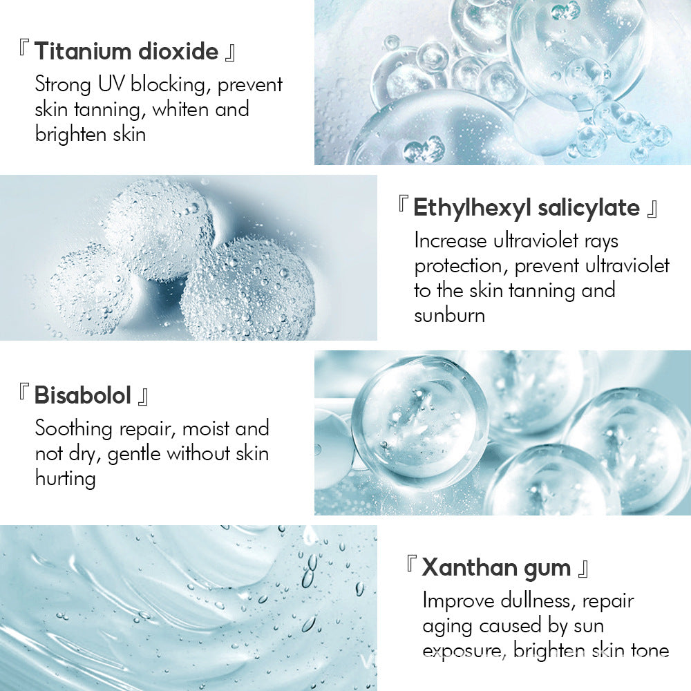 SPF50+ Protection Cream Sunscreen Formula