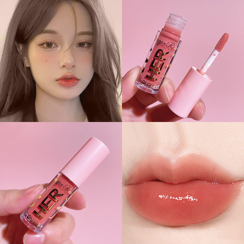 Glazed Mirror Water Lip Gloss Moisturizing Jelly Lip Glaze