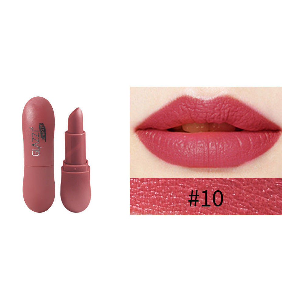 12 Color Rhombic Matte Lipstick Long Lasting Waterproof Collection