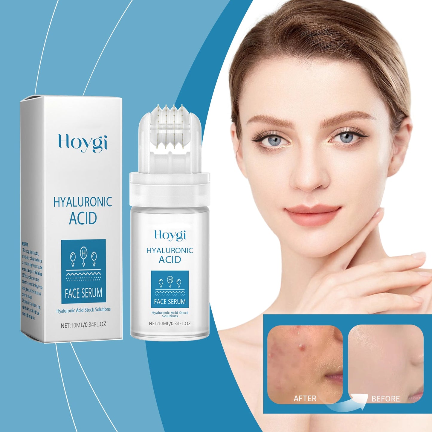 Hyaluronic Acid Face Serum Hydrating Radiance Skin Care