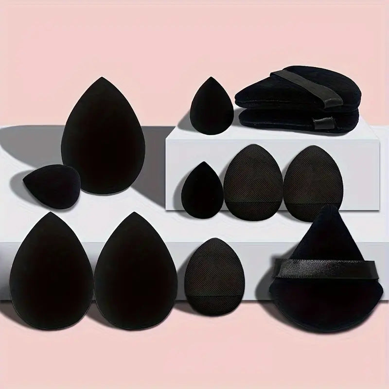 12-Piece Makeup Sponge Blender Beauty Puff Set