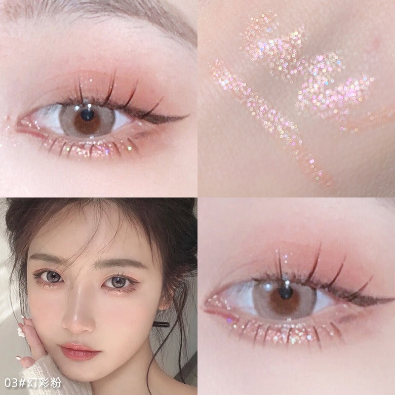 Diamond Glitter Eyeshadow Liner Highlighter Pencil Long Lasting Makeup