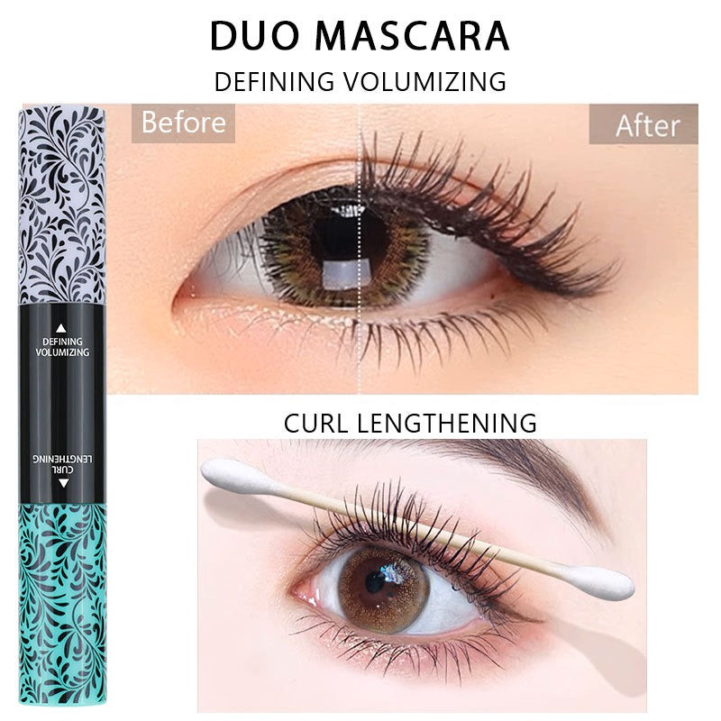 Long Thick Curling Waterproof Mascara and Eyeliner Set