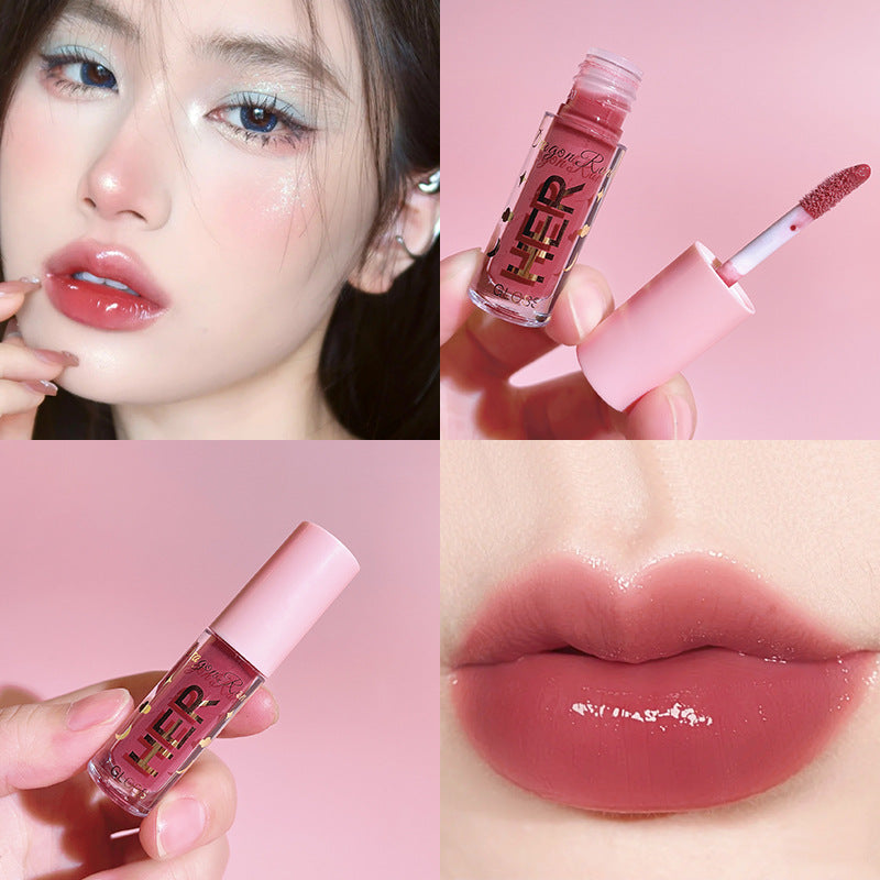 Glazed Mirror Water Lip Gloss Moisturizing Jelly Lip Glaze