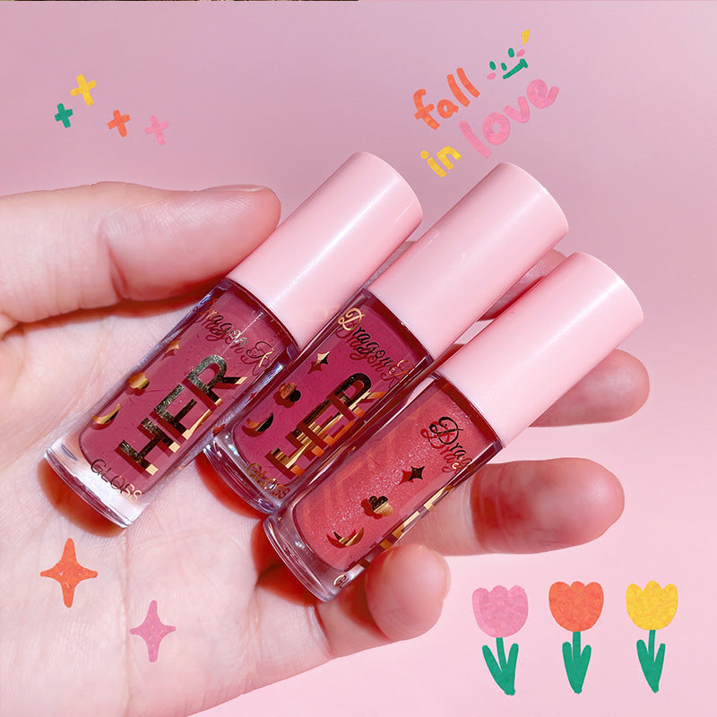 Glazed Mirror Water Lip Gloss Moisturizing Jelly Lip Glaze