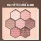 12 Color Honeycomb Hexagonal Natural Highlight Eyeshadow Palette Makeup