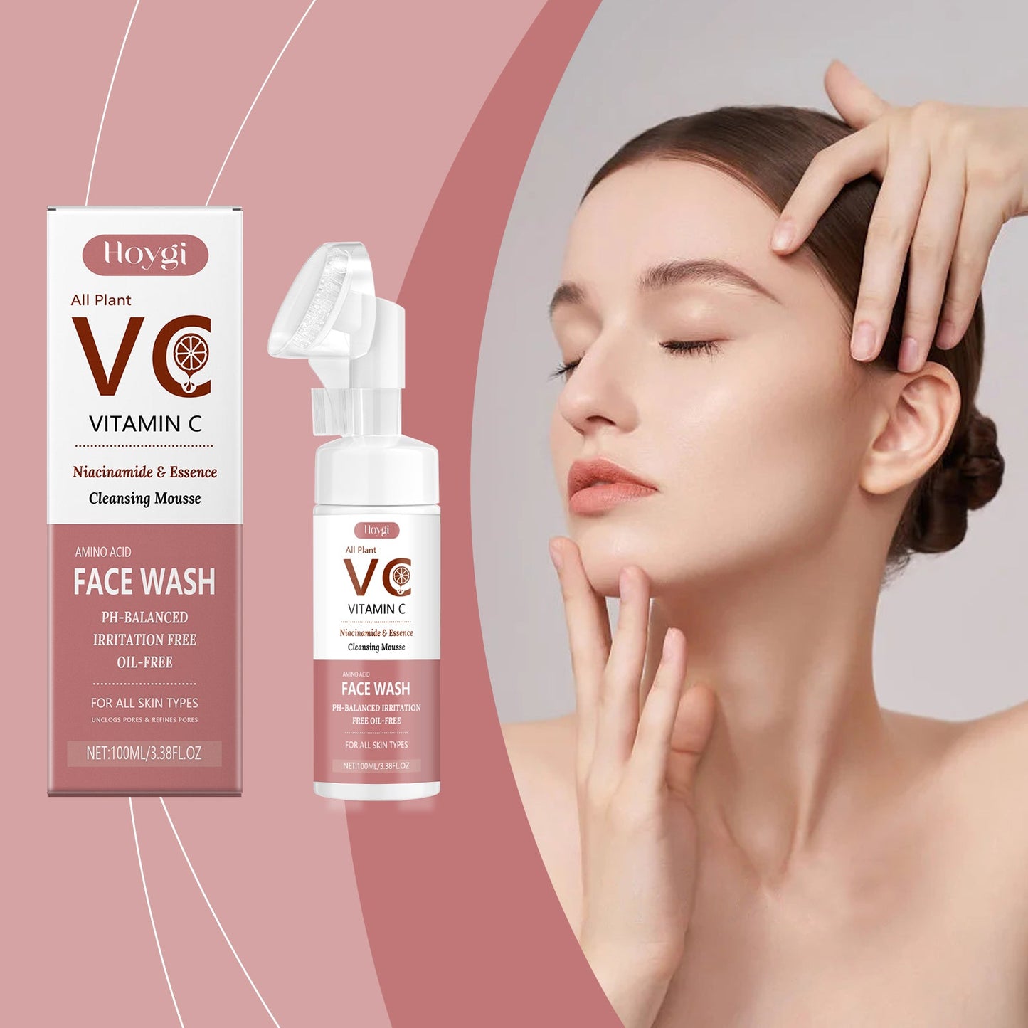 Vitamin C Gentle Foaming Facial Cleanser Hydrating Formula