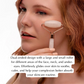 Rose Quartz Facial Roller Cooling Beauty Skincare Tool