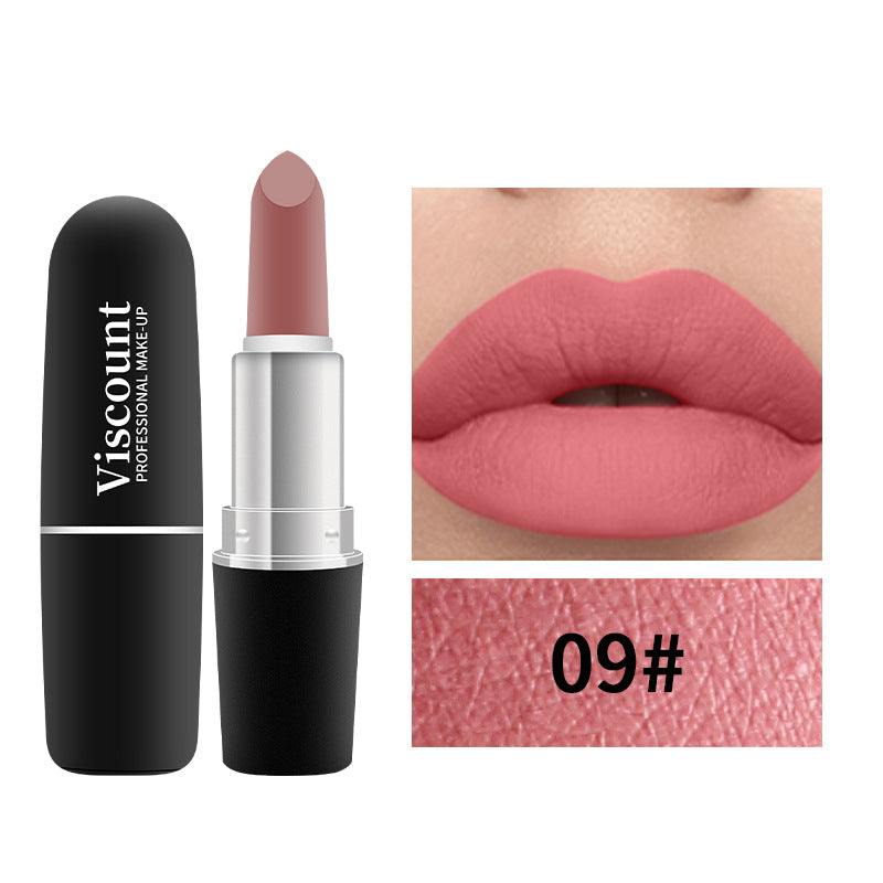 Frosted Matte Bullet Lipstick 12 Color Moisturizing Lipstick Collection