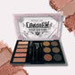 Eyeshadow Eyebrow Powder Cream Makeup Palette with Tools Set