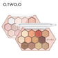 12 Color Honeycomb Hexagonal Natural Highlight Eyeshadow Palette Makeup