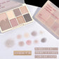 7 Color Glitter Pearly Red Wine Eyeshadow Makeup Palette