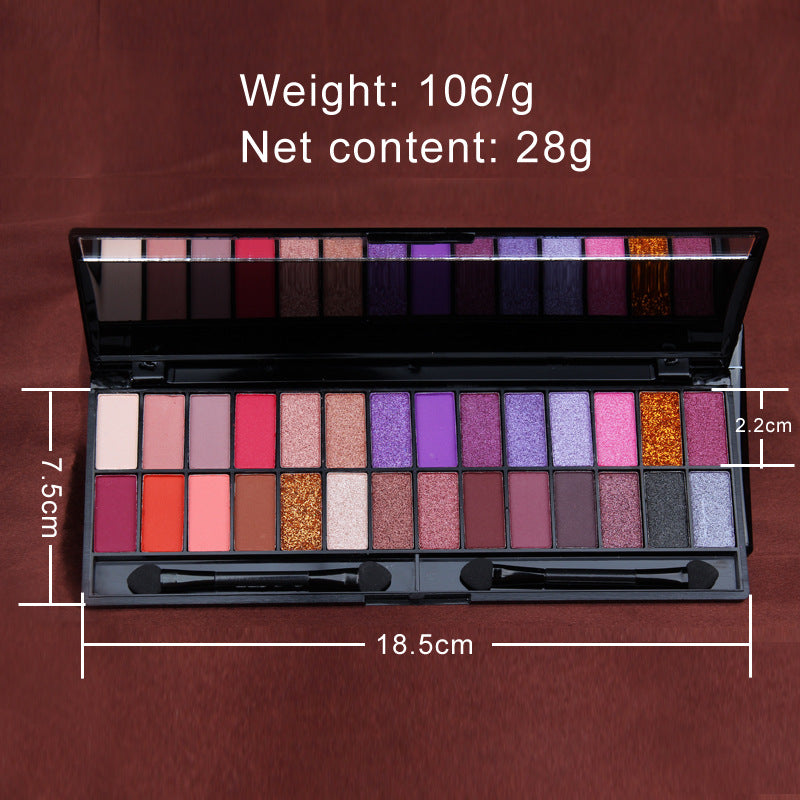 28 Color Matte Pearlescent Eyeshadow Makeup Palette