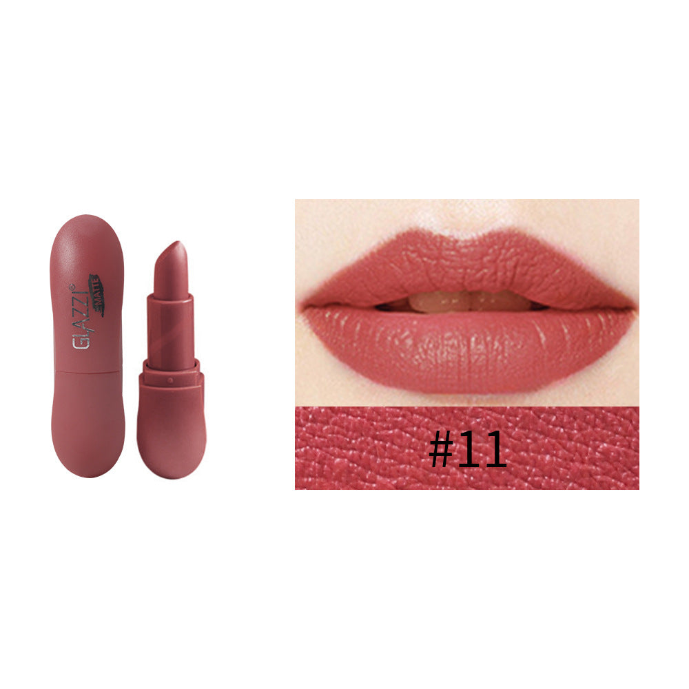 12 Color Rhombic Matte Lipstick Long Lasting Waterproof Collection