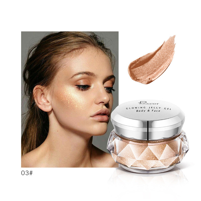 Jelly Gel Face Body Highlighter Mermaid Eyeshadow