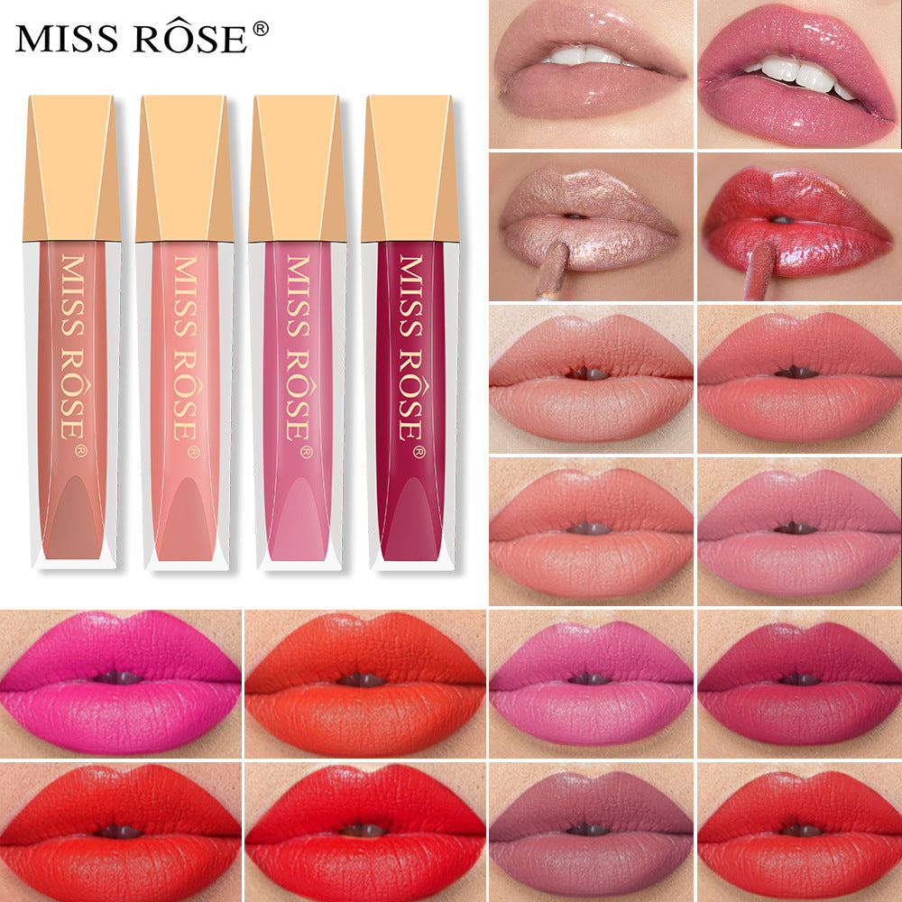 Matte Velvet Liquid Lip Gloss Long Lasting Lip Glaze