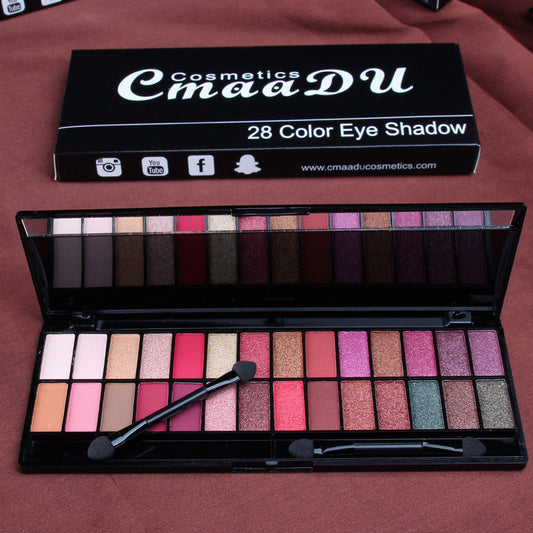 28 Color Matte Pearlescent Eyeshadow Makeup Palette