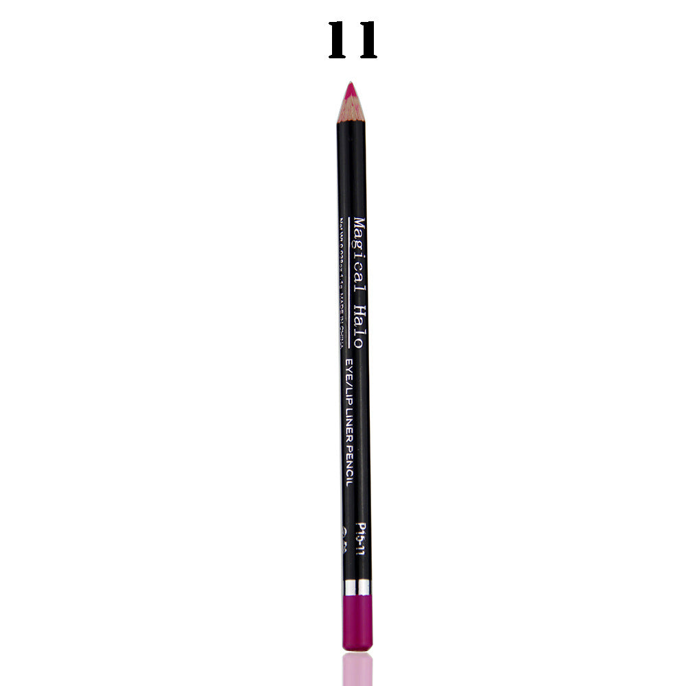 12 Color Waterproof Lip Liner Pencil Set Nude Makeup