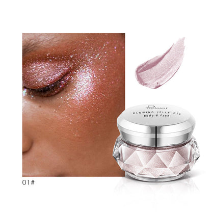 Jelly Gel Face Body Highlighter Mermaid Eyeshadow