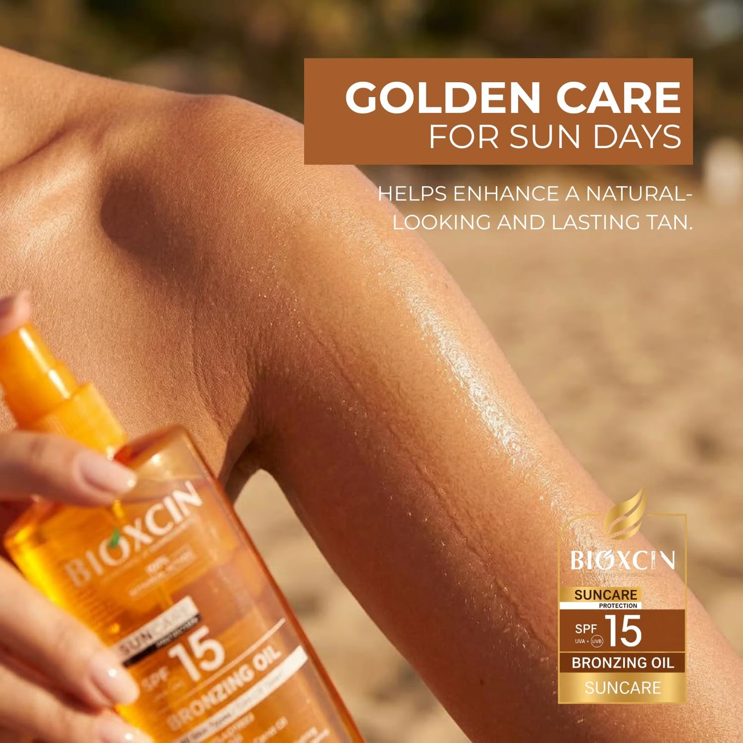 SPF15 Tanning Sun Oil Natural Bronzing Formula