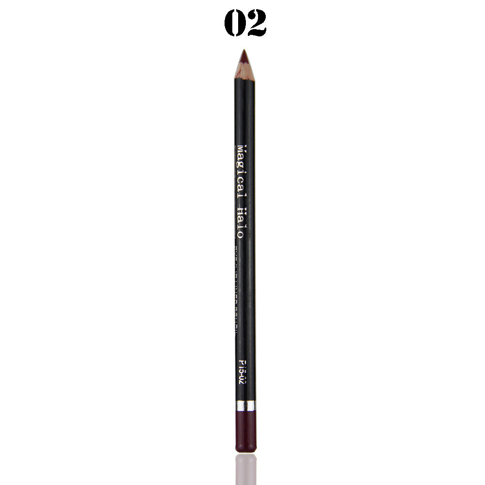 12 Color Waterproof Lip Liner Pencil Set Nude Makeup