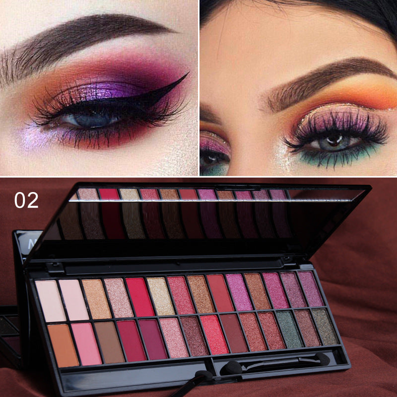 28 Color Matte Pearlescent Eyeshadow Makeup Palette