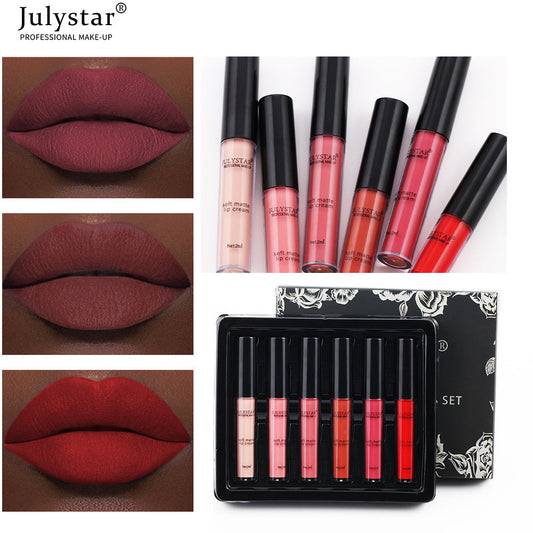Velvet Matte Waterproof Lip Glaze Long Lasting Lip Color