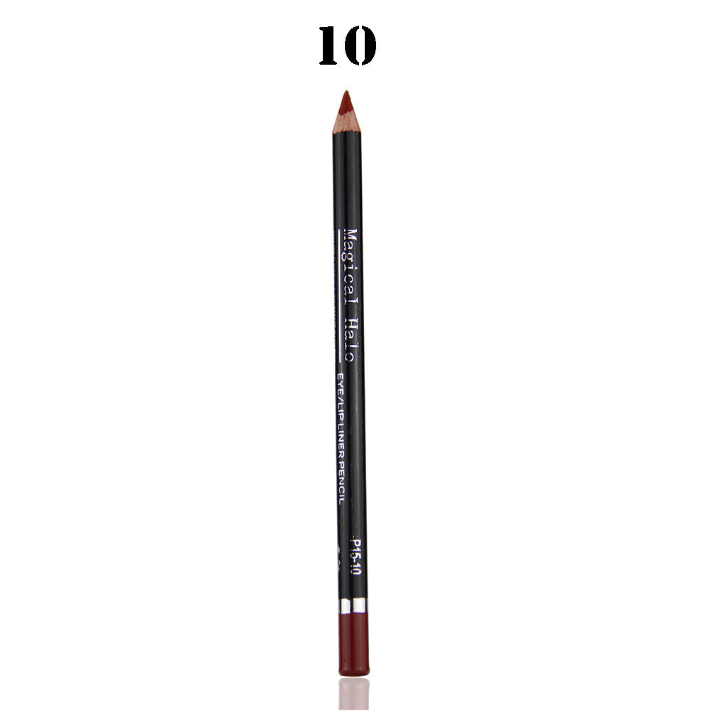 12 Color Waterproof Lip Liner Pencil Set Nude Makeup