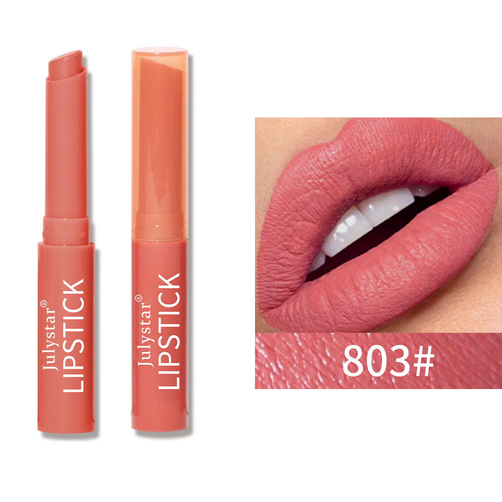 Six Color Waterproof Matte Velvet Lipstick Long Lasting Set
