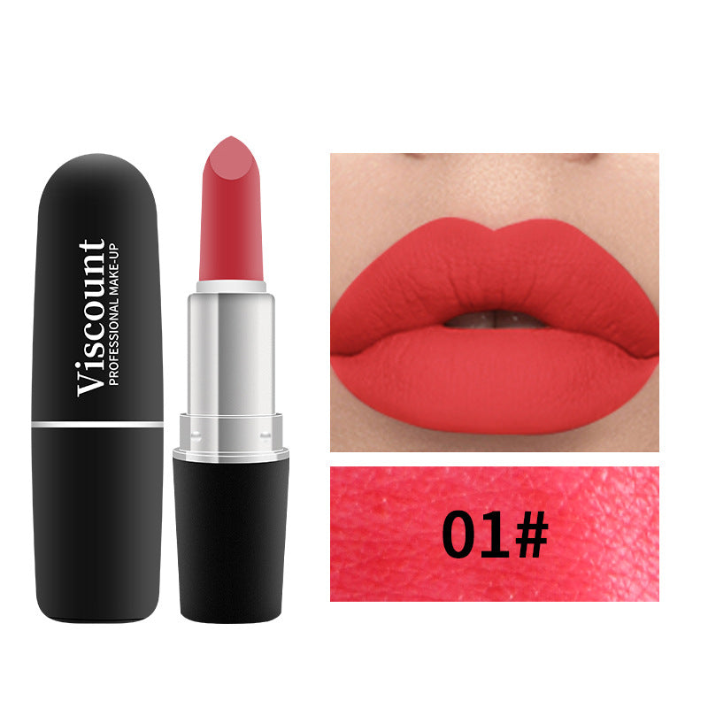 Frosted Matte Bullet Lipstick 12 Color Moisturizing Lipstick Collection