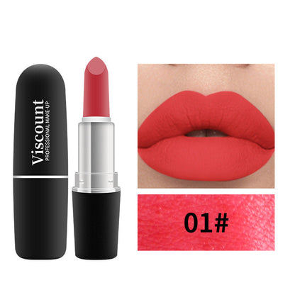 Frosted Matte Bullet Lipstick 12 Color Moisturizing Lipstick Collection