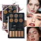 Eyeshadow Eyebrow Powder Cream Makeup Palette with Tools Set