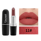 Frosted Matte Bullet Lipstick 12 Color Moisturizing Lipstick Collection