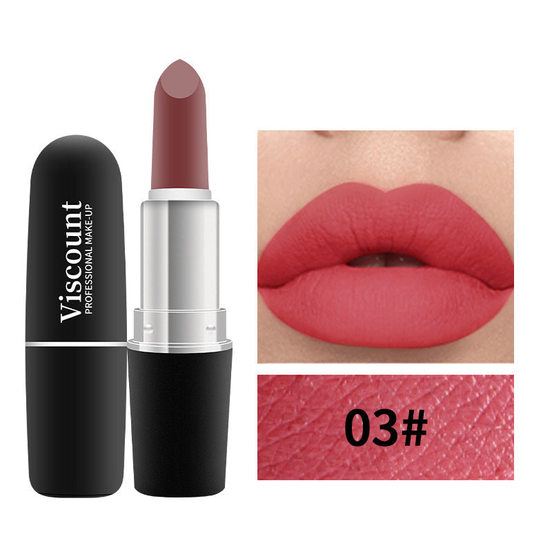 Frosted Matte Bullet Lipstick 12 Color Moisturizing Lipstick Collection