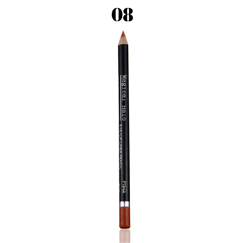 12 Color Waterproof Lip Liner Pencil Set Nude Makeup