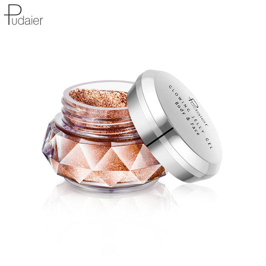 Jelly Gel Face Body Highlighter Mermaid Eyeshadow