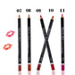 12 Color Waterproof Lip Liner Pencil Set Nude Makeup