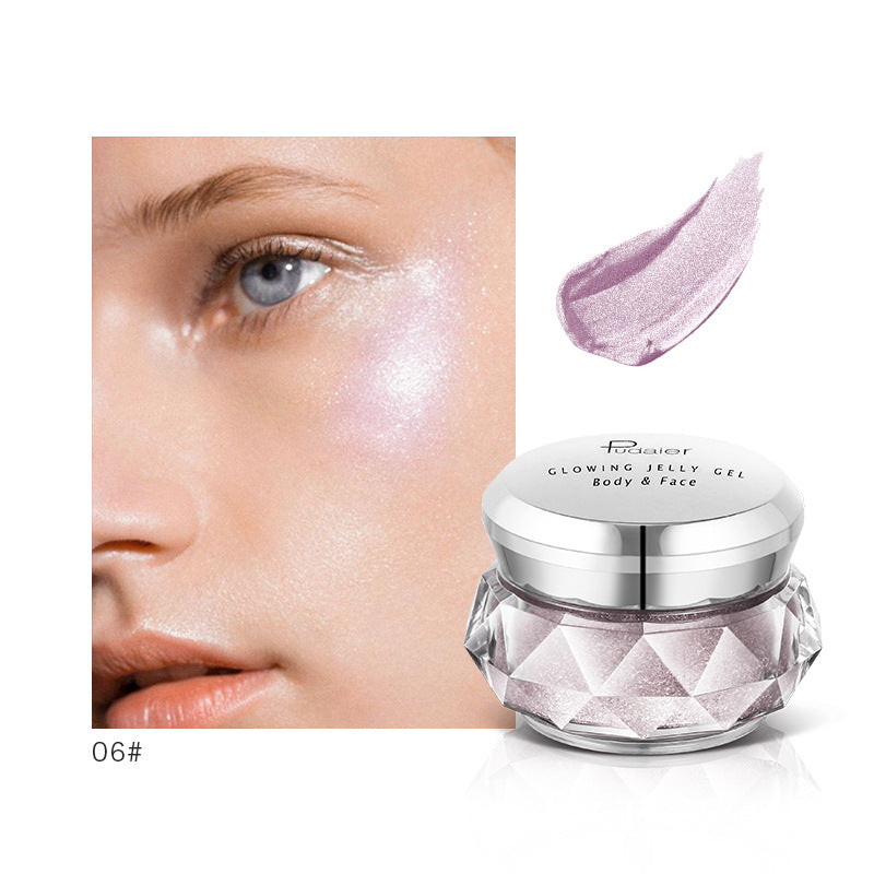 Jelly Gel Face Body Highlighter Mermaid Eyeshadow