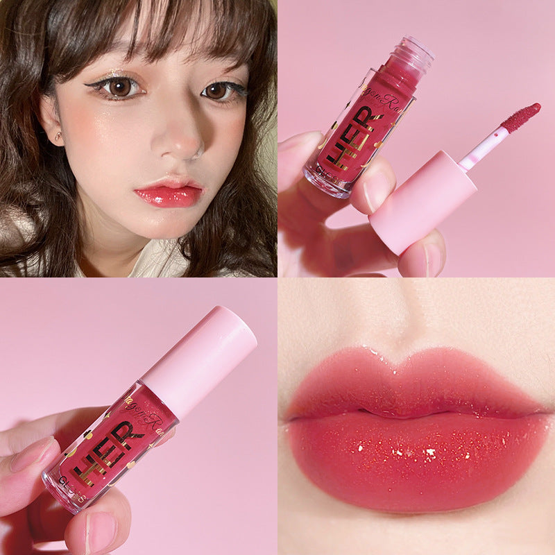 Glazed Mirror Water Lip Gloss Moisturizing Jelly Lip Glaze