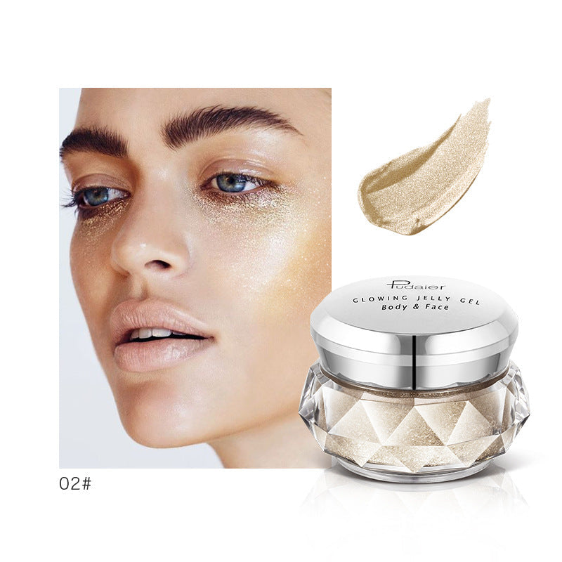 Jelly Gel Face Body Highlighter Mermaid Eyeshadow