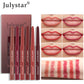 Pink Six Pack Matte Velvet Lipstick Pen Set Waterproof