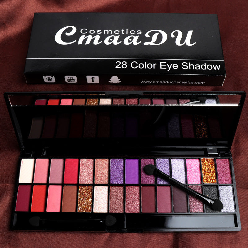 28 Color Matte Pearlescent Eyeshadow Makeup Palette