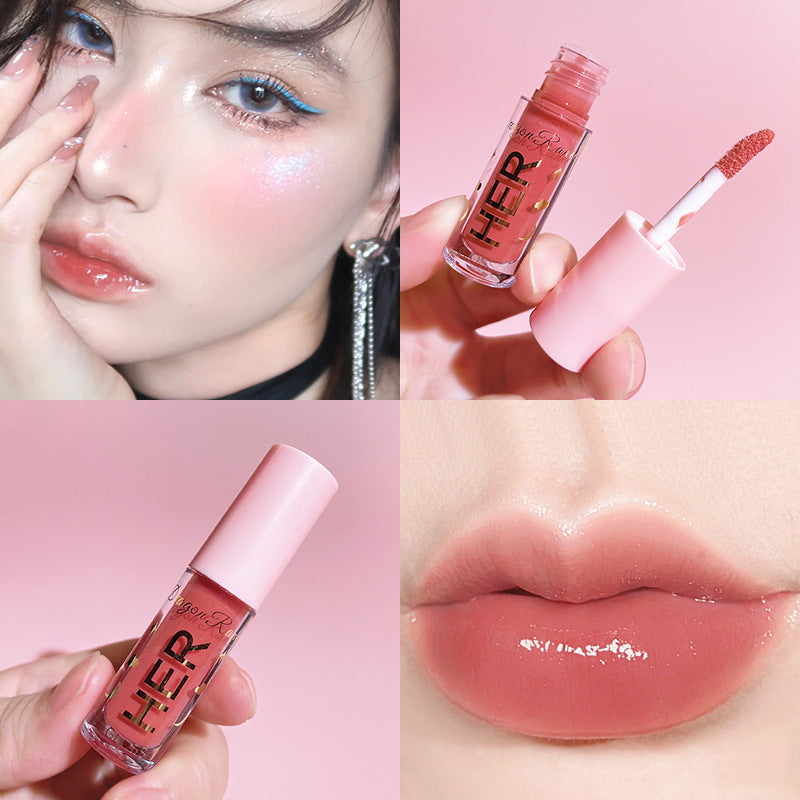 Glazed Mirror Water Lip Gloss Moisturizing Jelly Lip Glaze