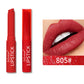 Six Color Waterproof Matte Velvet Lipstick Long Lasting Set