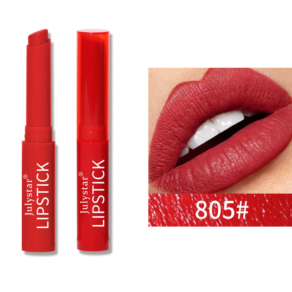 Six Color Waterproof Matte Velvet Lipstick Long Lasting Set