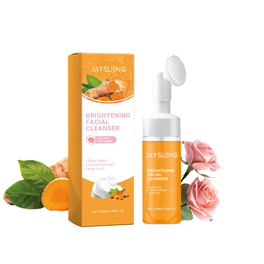 Turmeric Cleansing Mousse Gentle Facial Pore Cleanser Formula