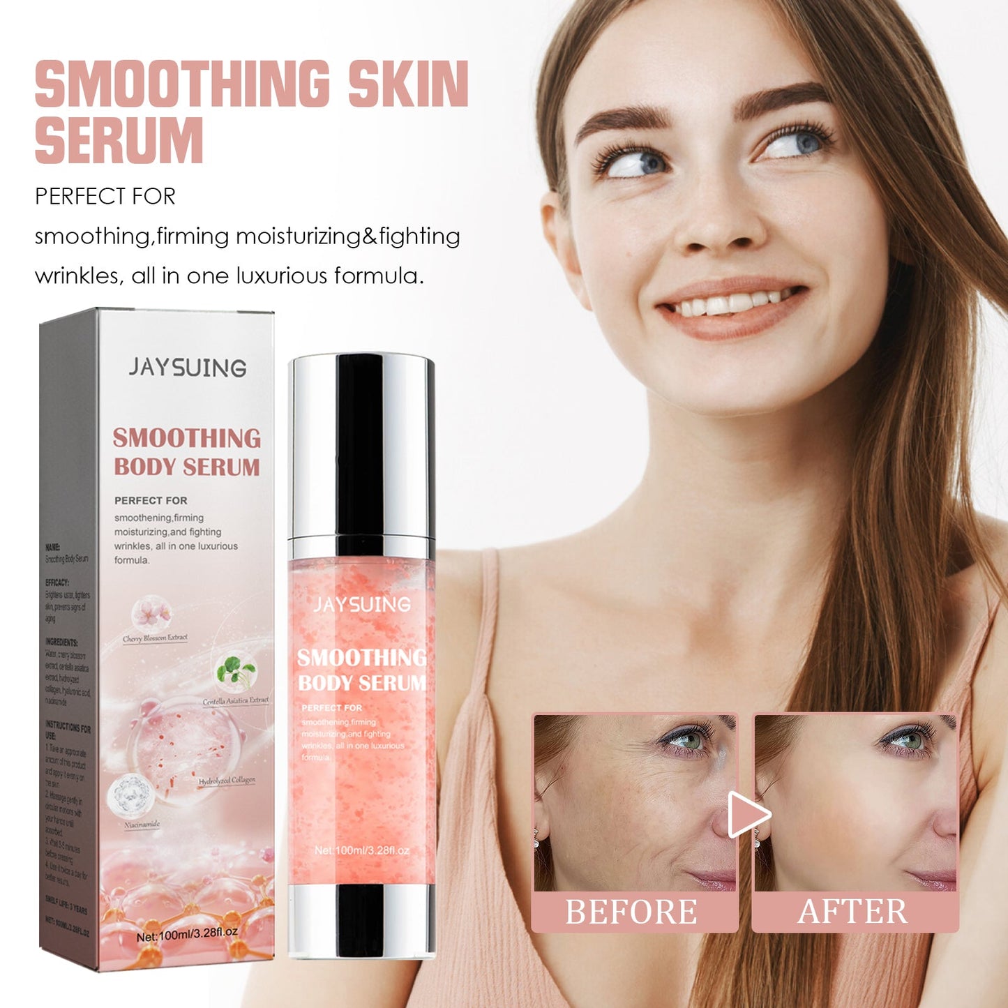 Smoothing Body Serum Moisturizing Skin Repair Formula