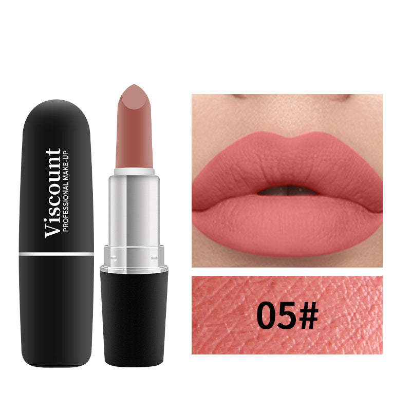Frosted Matte Bullet Lipstick 12 Color Moisturizing Lipstick Collection